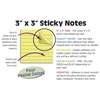 Better Office Products Lined Sticky Notes, 3in.x3in. 2,000 Shts 100/Pad, Self Stick Notes with Lines, Pastel Colors, 20PK 66336